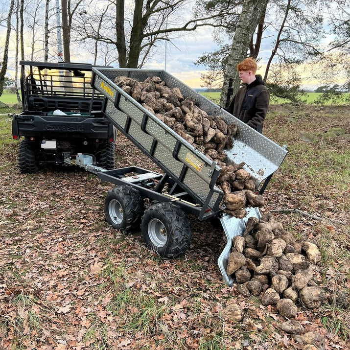 Kellfri Tipvogn ATV 1,420 Kg. Med Elhydraulisk Tipning